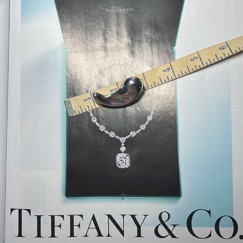 Tiffany & Co Large Elsa Peretti Teardrop Pin - Picture 3 of 8